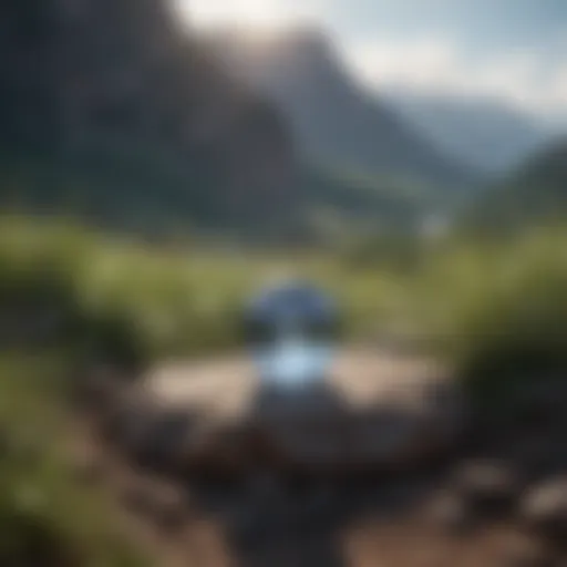 A serene landscape symbolizing peace and calmness.