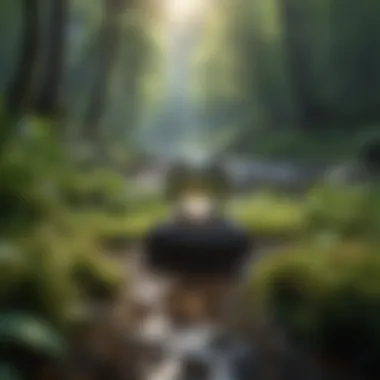Nature's Influence on Mindfulness A serene outdoor environment perfect for mindfulness