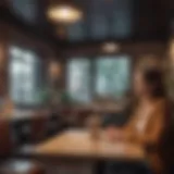 A cozy café setting for casual meetings