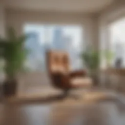 A serene office space that promotes relaxation