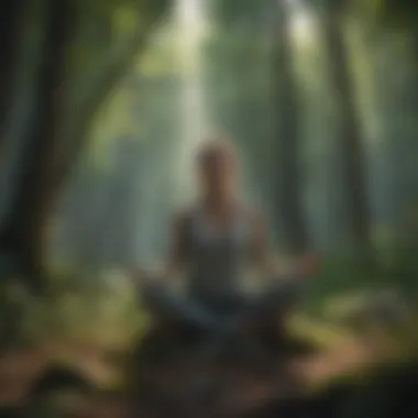 Embracing Mindfulness Through Nature A peaceful nature scene illustrating mindfulness in surroundings