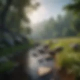 A serene landscape symbolizing new beginnings