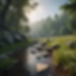 A serene landscape symbolizing new beginnings
