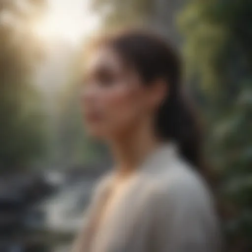 A serene landscape symbolizing inner peace and self-acceptance