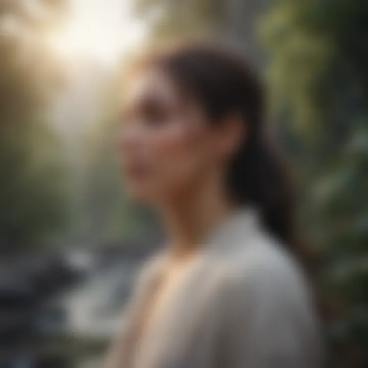 A serene landscape symbolizing inner peace and self-acceptance