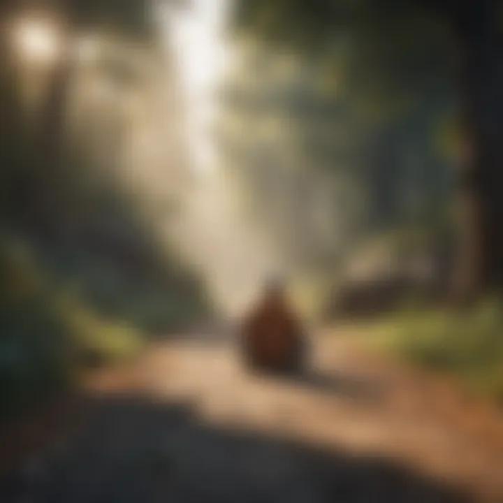 Illustration depicting the journey of mental health improvement.