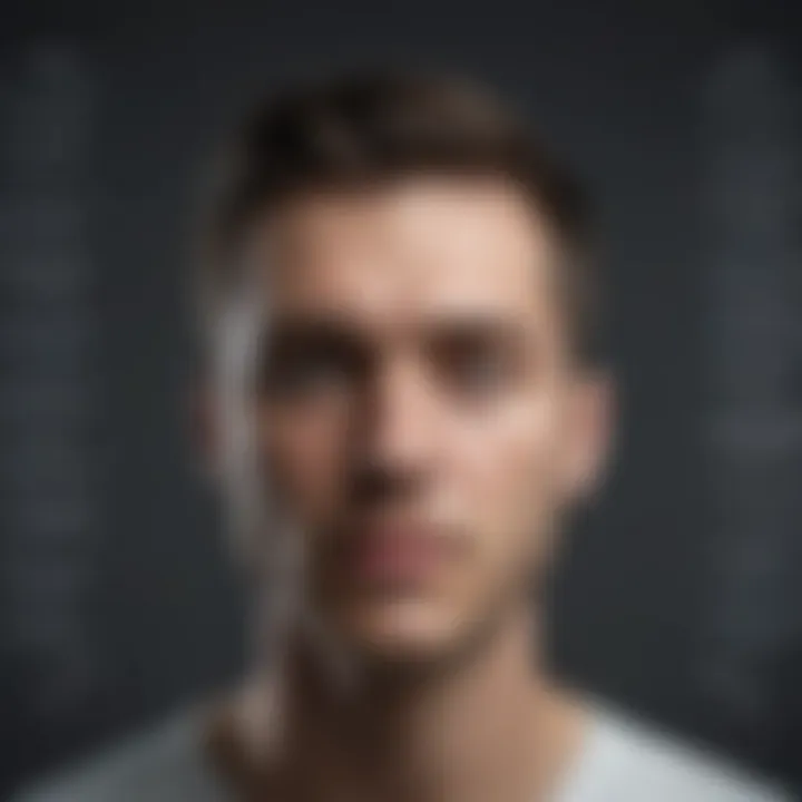 Illustration of cognitive processes involved in OCD