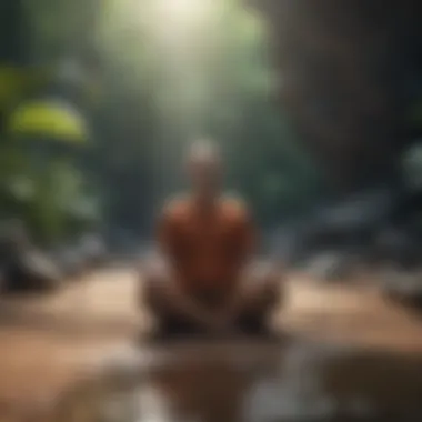 Mindfulness Techniques for Thought Management Visualization of mindfulness techniques for managing thoughts