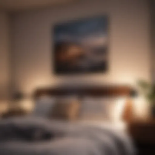 A peaceful bedroom setting promoting relaxation