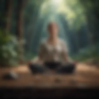 Mindfulness Practices for Anxiety Relief Mindfulness meditation in a peaceful environment.