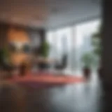 A vibrant office space reflecting employee engagement