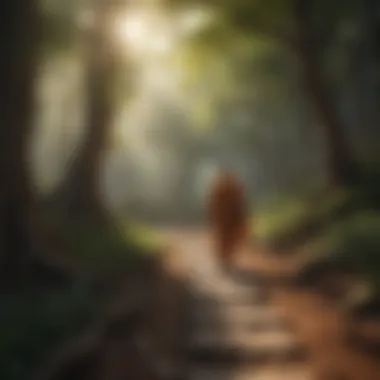 Journey to Enlightenment Pathway leading to enlightenment