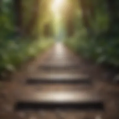Pathway to Growth An abstract representation of personal growth