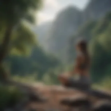 Embracing Transformation A serene landscape symbolizing transformation