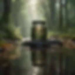 A serene nature scene reflecting tranquility
