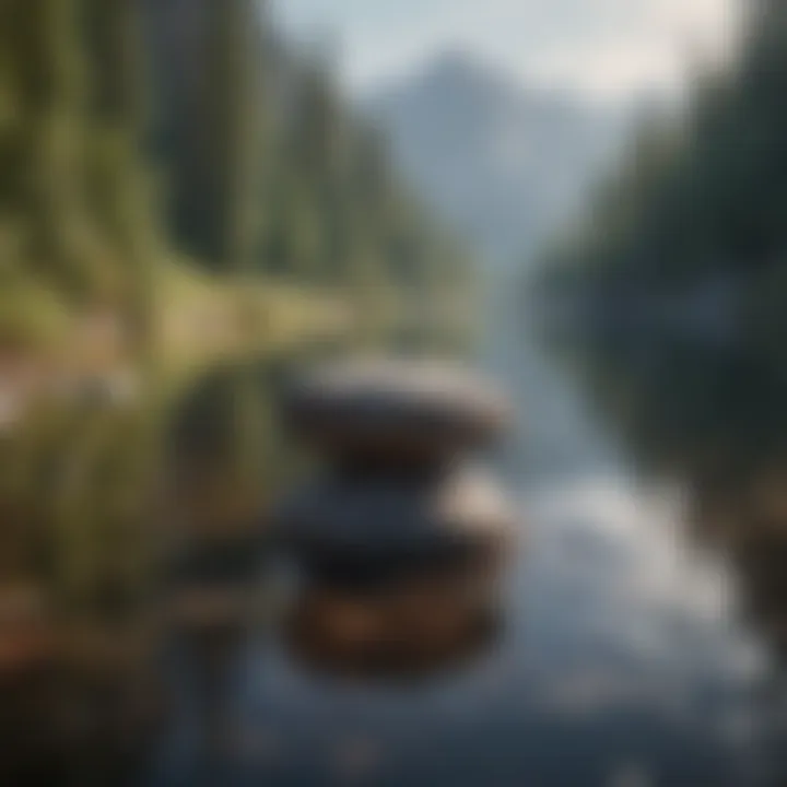 A serene landscape reflecting calmness and emotional balance