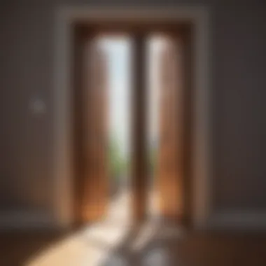 Embracing New Beginnings An open door leading to a bright future, illustrating new beginnings.