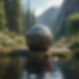 A serene landscape representing peace and acceptance.