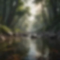 A serene landscape symbolizing resilience