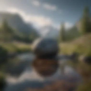 Tranquil Landscape A serene landscape symbolizing tranquility and mindfulness