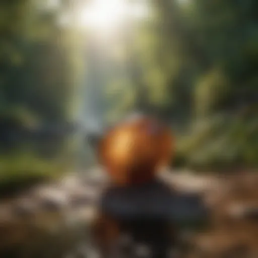 A serene landscape representing tranquility and emotional balance