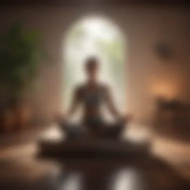 Creating a Peaceful Meditation Environment Serene meditation space with calming elements