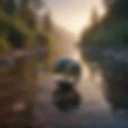 A serene landscape symbolizing inner peace and love
