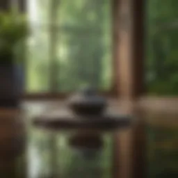 A serene environment for meditation