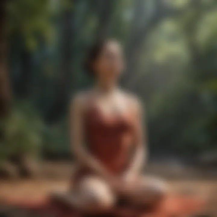 Meditative posture for relaxation