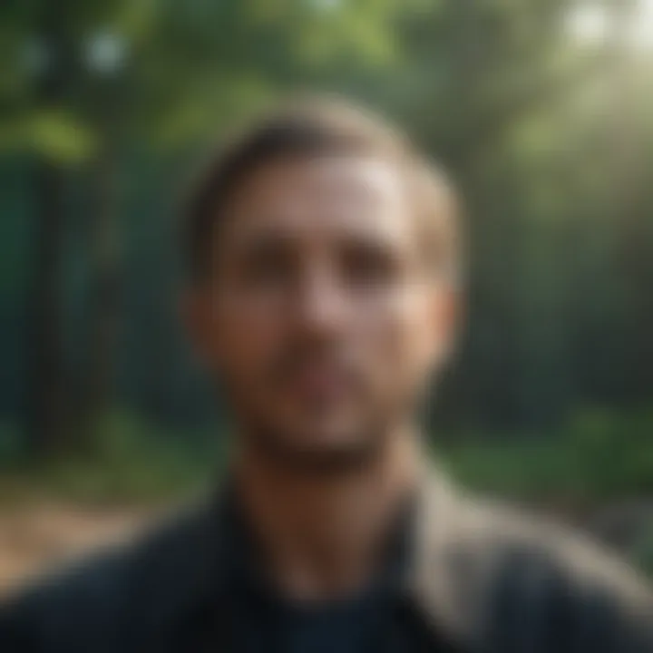 Visualization of mental clarity through meditation