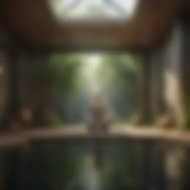 Sanctuary of Serenity: A Meditation Space A tranquil space for meditation