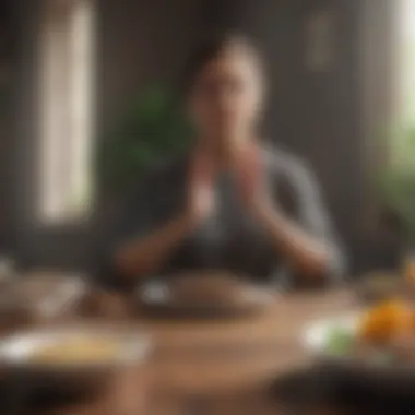 Mindfulness Techniques for Busy Professionals Professional practicing mindfulness during lunch break