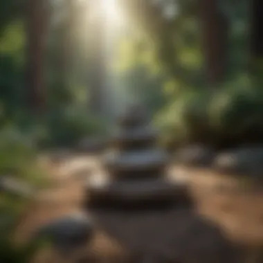 Finding Tranquility in Outdoor Settings Serene outdoor area for meditation