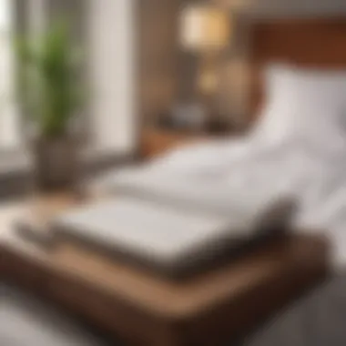 Incorporating Self-Reflection into Your Practice A notebook and pen beside a bed, symbolizing self-reflection.