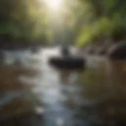 Calm nature soundscape with gentle waves