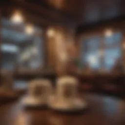 A cozy coffee shop setting, ideal for informal conversations.