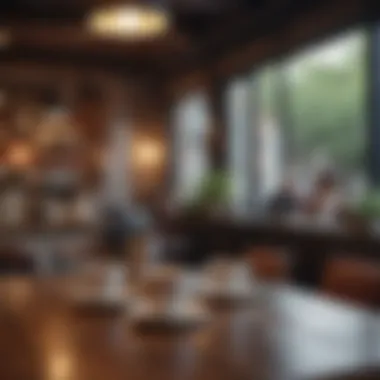 Spontaneous Connections at a Café A cozy café atmosphere promoting spontaneous interactions.