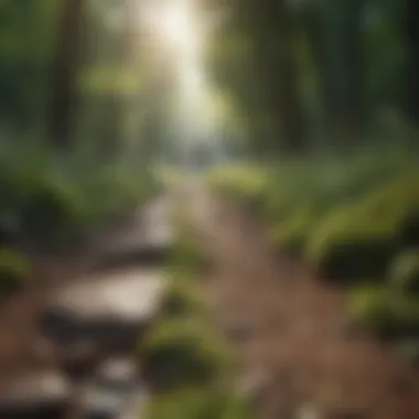 Nature walk for mental refreshment