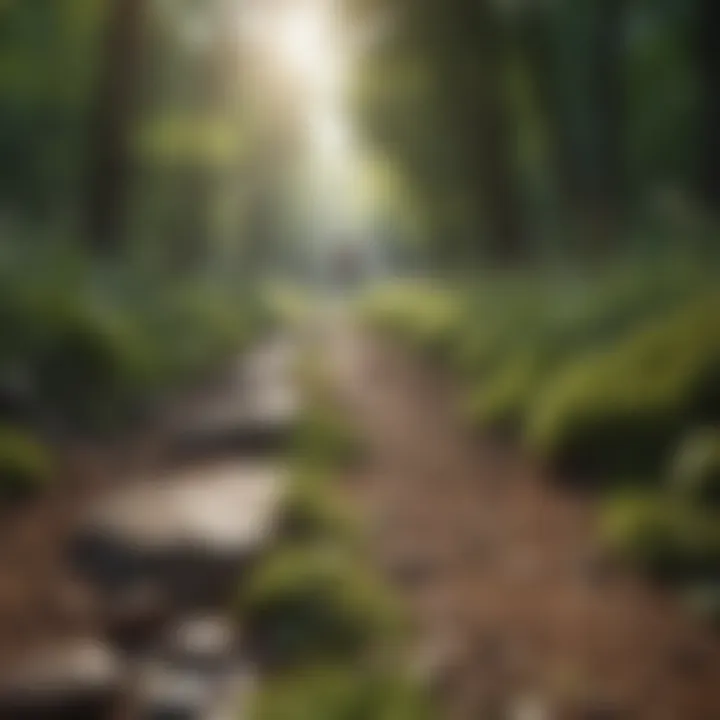 Nature walk for mental refreshment