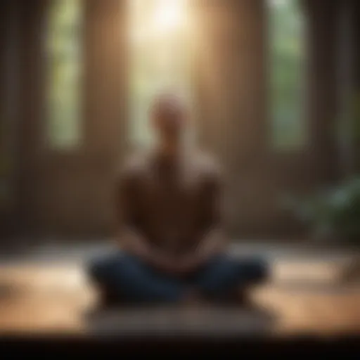 Mindfulness meditation session focused on enhancing concentration
