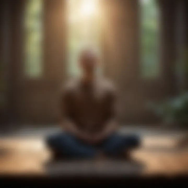 Mindfulness meditation session focused on enhancing concentration
