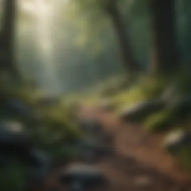 Inspiration from Nature for Mindful Writing A calm landscape representing tranquility
