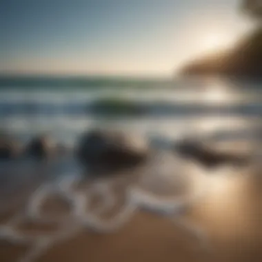 Harmony with Nature Gentle waves lapping at a peaceful shore