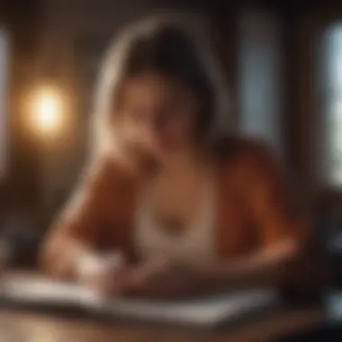 Enhancing Self-Awareness Through Journaling A person journaling to enhance self-awareness.