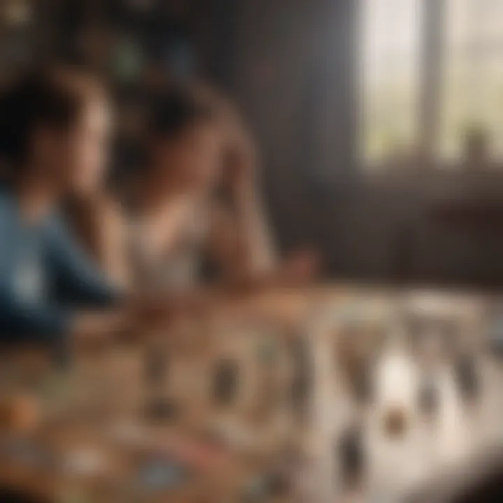 A diverse array of board games for social interaction