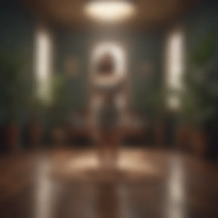 A calm meditative space promoting mindfulness and reflection