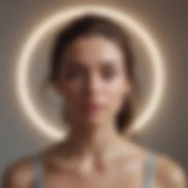 Journey to Self-Acceptance Abstract representation of personal growth and self-acceptance