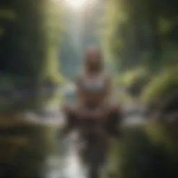 A serene landscape reflecting inner peace and acceptance