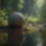 A serene landscape representing tranquility