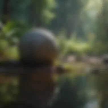 A serene landscape representing tranquility